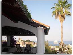 Villa Diana - hotel - albergo di Lipari - Isole Eolie - Iles Eoliennes - Aeolian Islands - Aeolische Islands- La terrazza panoramica